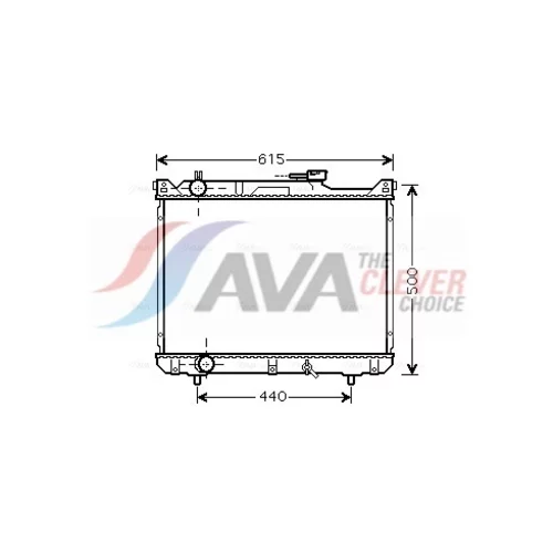 Chladič motora AVA QUALITY COOLING SZ2078