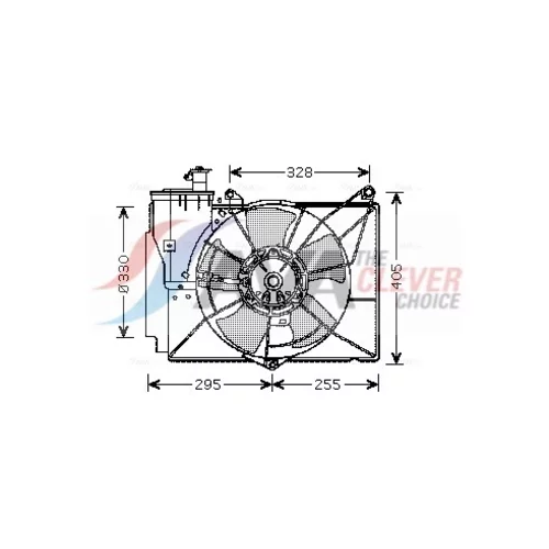 Ventilátor chladenia motora AVA QUALITY COOLING TO7539