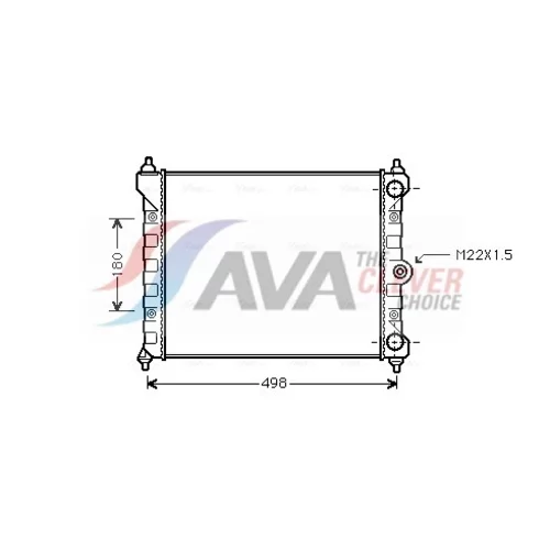 Chladič motora AVA QUALITY COOLING VN2092