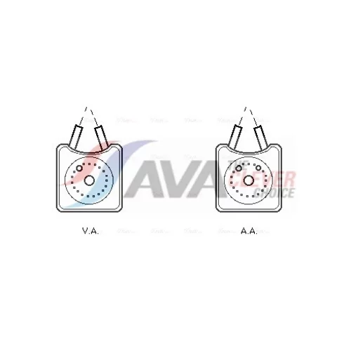 Chladič motorového oleja AVA QUALITY COOLING VN3147