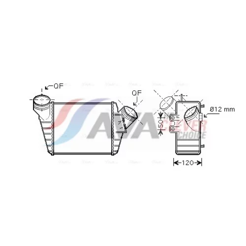 Chladič plniaceho vzduchu AVA QUALITY COOLING VN4219
