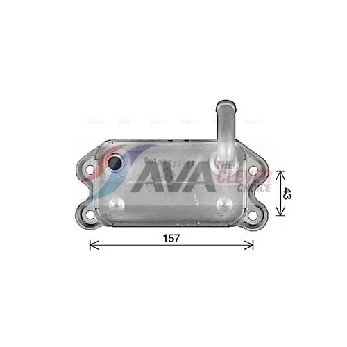 Chladič motorového oleja VO3299 (AVA QUALITY COOLING) - obr. 2