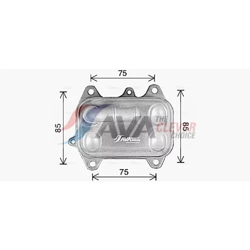 Chladič motorového oleja AI3451 (AVA QUALITY COOLING) - obr. 2