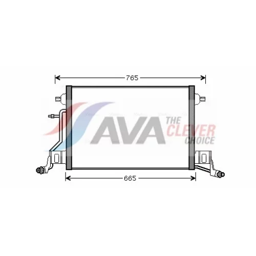 Kondenzátor klimatizácie AVA QUALITY COOLING AI5264