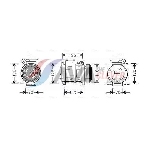 Kompresor klimatizácie AVA QUALITY COOLING BWAK229
