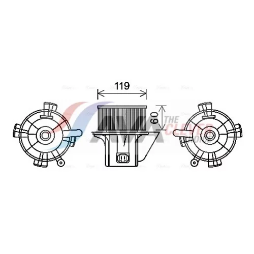 Vnútorný ventilátor AVA QUALITY COOLING CN8299