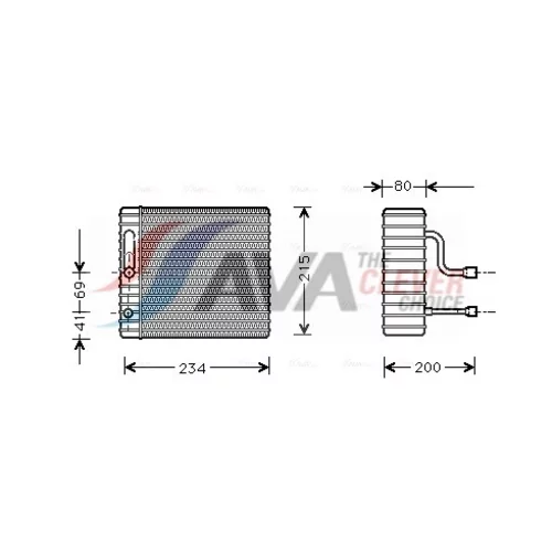 Výparník klimatizácie AVA QUALITY COOLING FDV104