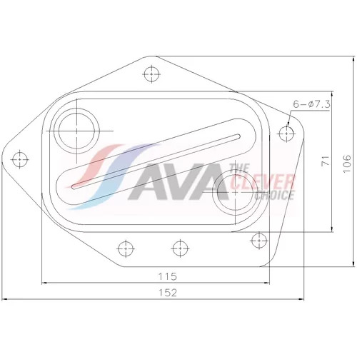 Chladič motorového oleja AVA QUALITY COOLING FT3492