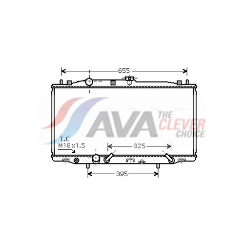Chladič motora AVA QUALITY COOLING HD2183