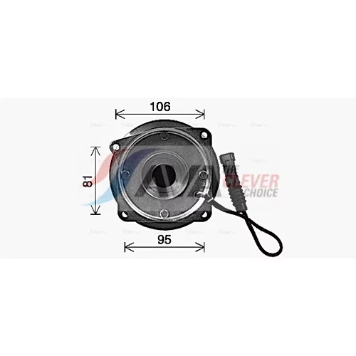 Spojka ventilátora chladenia AVA QUALITY COOLING IVC157