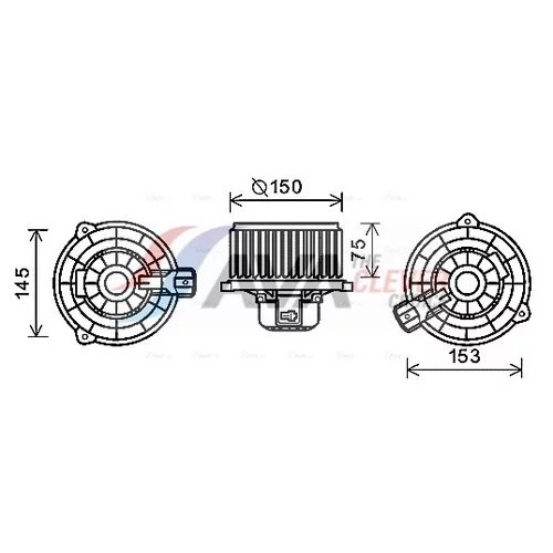 Vnútorný ventilátor AVA QUALITY COOLING KA8243