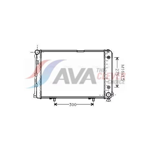 Chladič motora AVA QUALITY COOLING MS2110