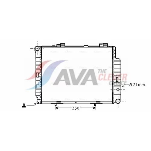 Chladič motora AVA QUALITY COOLING MS2202