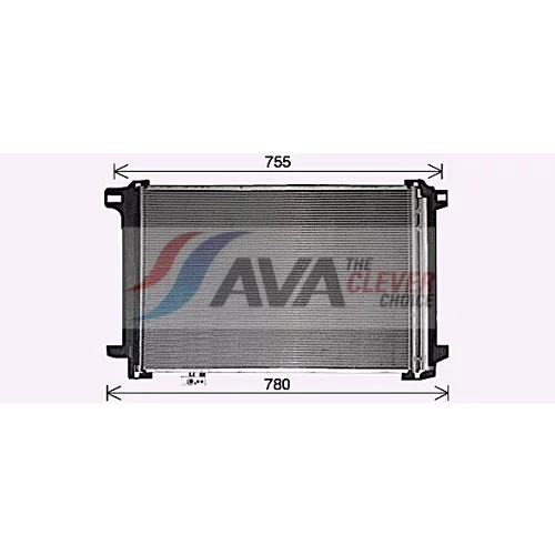 Kondenzátor klimatizácie MSA5450D (AVA QUALITY COOLING) - obr. 1
