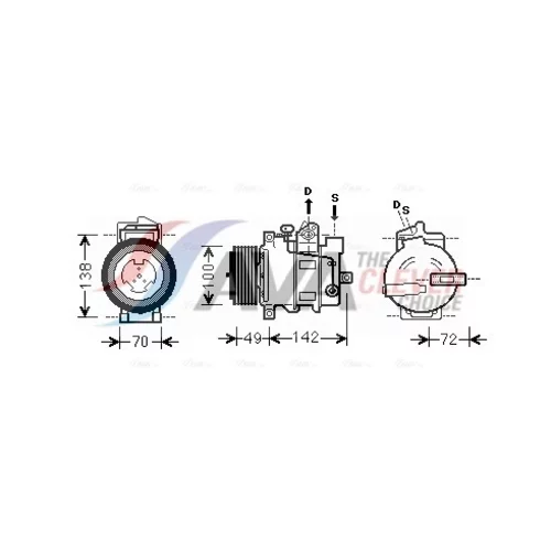 Kompresor klimatizácie AVA QUALITY COOLING MSAK566