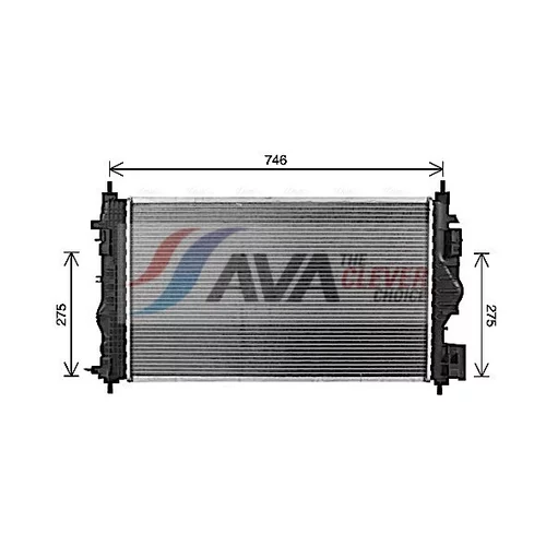 Chladič motora AVA QUALITY COOLING OL2701