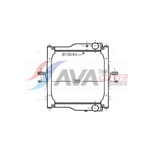 Chladič motora AVA QUALITY COOLING RE2094