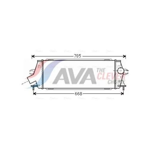 Chladič plniaceho vzduchu AVA QUALITY COOLING RTA4456