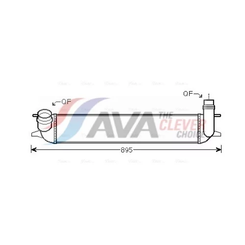 Chladič plniaceho vzduchu AVA QUALITY COOLING RTA4462