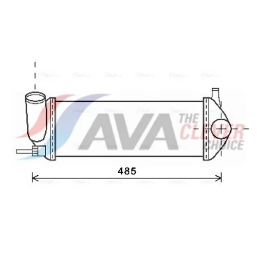 Chladič plniaceho vzduchu AVA QUALITY COOLING RTA4471