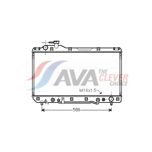 Chladič motora AVA QUALITY COOLING TO2220