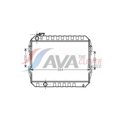 Chladič motora AVA QUALITY COOLING VNA2088