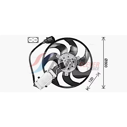 Ventilátor chladenia motora AVA QUALITY COOLING AI7529