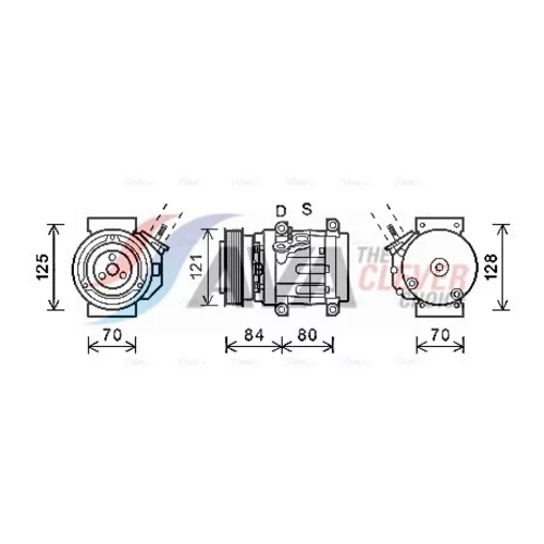 Kompresor klimatizácie AVA QUALITY COOLING CTK037