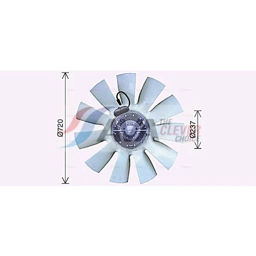 Ventilátor chladenia motora DFF059 (AVA QUALITY COOLING) - obr. 2