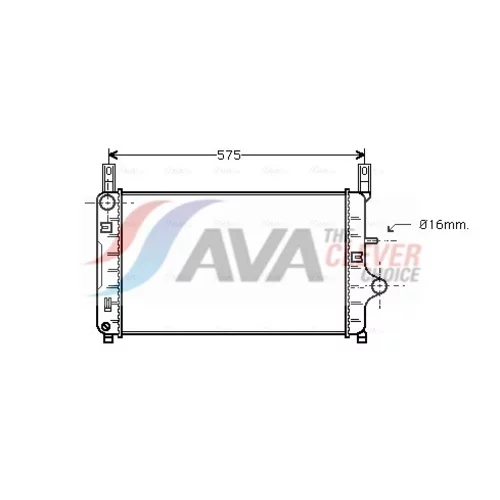 Chladič motora AVA QUALITY COOLING FD2127