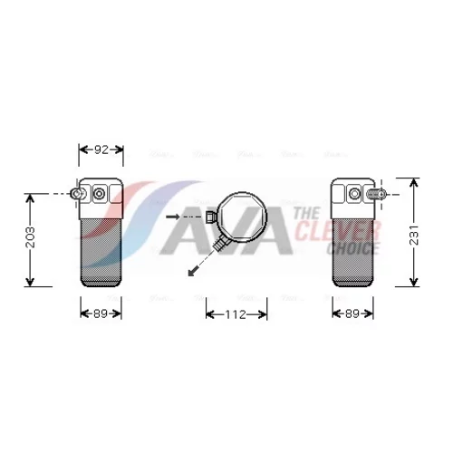 vysúšač klimatizácie AVA QUALITY COOLING FTD105