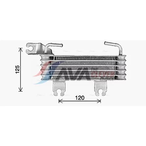 Chladič motorového oleja HY3500 (AVA QUALITY COOLING) - obr. 1