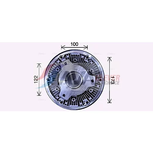 Spojka ventilátora chladenia AVA QUALITY COOLING MEC275