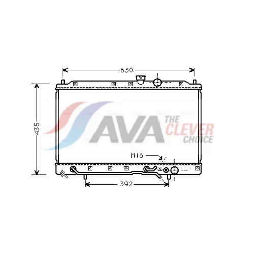 Chladič motora AVA QUALITY COOLING MT2148
