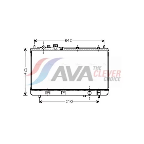 Chladič motora AVA QUALITY COOLING MZ2173