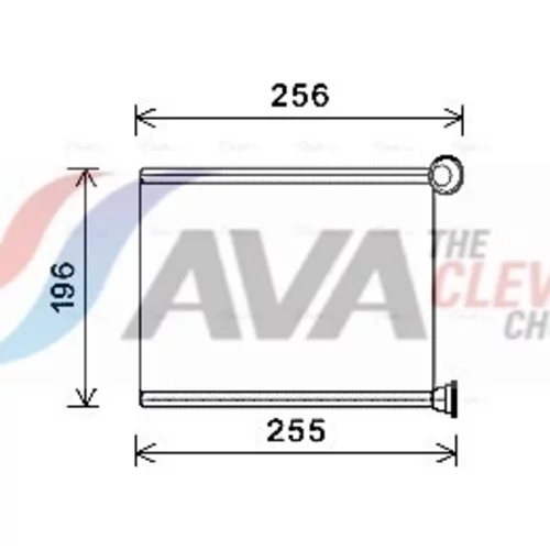 Výmenník tepla vnútorného kúrenia AVA QUALITY COOLING PE6366