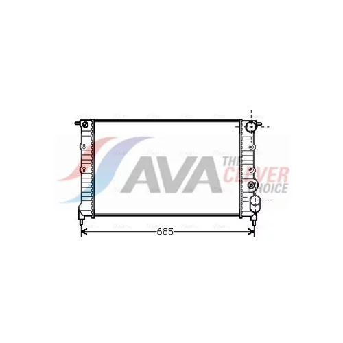 Chladič motora AVA QUALITY COOLING RT2115