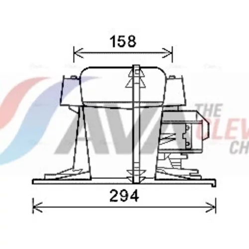 Vnútorný ventilátor AVA QUALITY COOLING RT8521