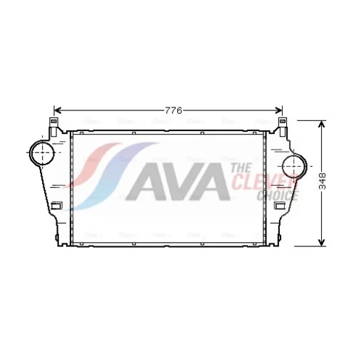 Chladič plniaceho vzduchu AVA QUALITY COOLING RTA4295
