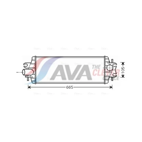 Chladič plniaceho vzduchu AVA QUALITY COOLING RTA4358