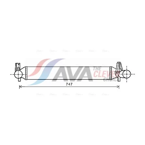 Chladič plniaceho vzduchu AVA QUALITY COOLING STA4042