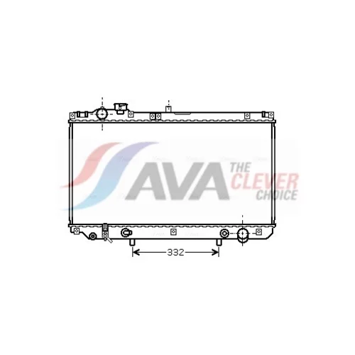 Chladič motora AVA QUALITY COOLING TO2313