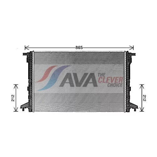 Chladič motora AVA QUALITY COOLING AI2440