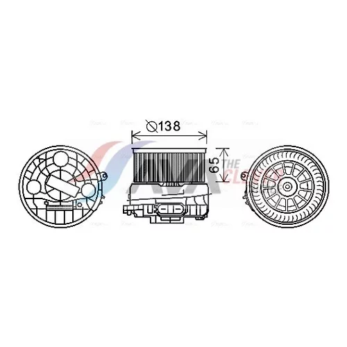 Vnútorný ventilátor AVA QUALITY COOLING CN8303