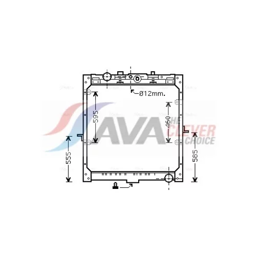 Chladič motora AVA QUALITY COOLING DF2035