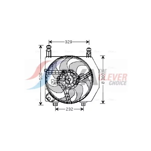 Ventilátor chladenia motora FD7526 (AVA QUALITY COOLING)