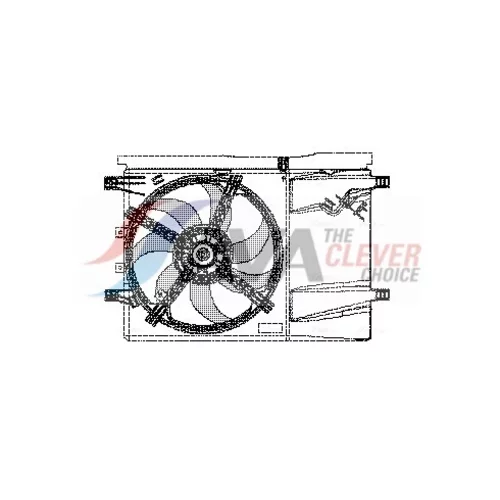 Ventilátor chladenia motora AVA QUALITY COOLING FT7532