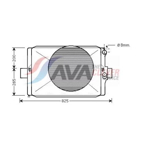 Chladič motora AVA QUALITY COOLING IV2024