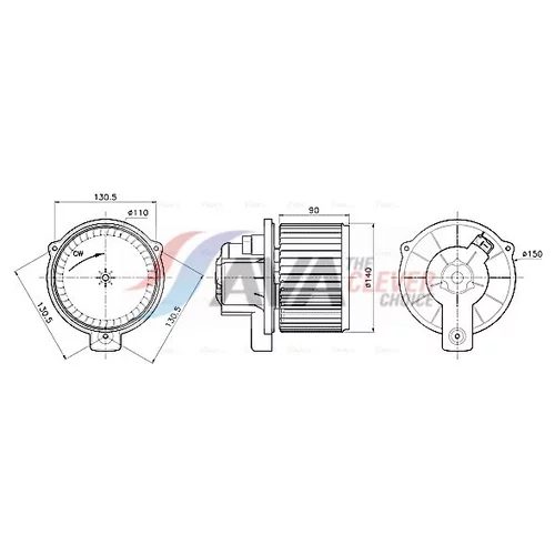 Vnútorný ventilátor AVA QUALITY COOLING MC8020