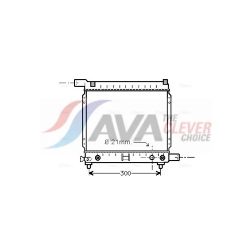 Chladič motora AVA QUALITY COOLING MS2137